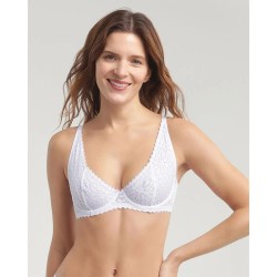 дамско,бельо,дамски,бикини,и,танкини,dim,paris,daily,dentelle,bra,white