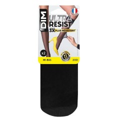 дамски,чорапогащи,и,клинове,dim,paris,ultra,resist,20,deniers,knee,high,stockings,2,pairs,black,(black)