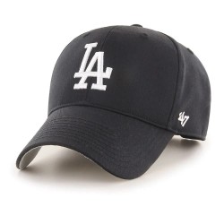 Шапка 47 MLB Los Angeles Dodgers Raised Basic MVP cap - Black (BKA) шапка,всички,шапки,47,mlb,los,angeles,dodgers,raised,basic,mvp,cap,black,(bka)