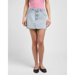 пола,дамски,поли,и,рокли,lee,mini,short,skirt,light,hearted,(blue)
