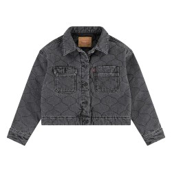 Яке Levi´s ® Quilted Trucker jacket - Grey (Far Far Away) яке,мъжки,якета,дамски,якета,и,палта,levi´s,®,quilted,trucker,jacket,grey,(far,far,away)