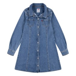 Рокля Levi´s ® Western Denim dress - Blue (Drew Me In) рокля,дамски,поли,и,рокли,levi´s,®,western,denim,dress,blue,(drew,me,in)