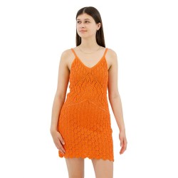 потник,дамски,поли,и,рокли,superdry,crochet,cami,sleeveless,short,dress,hot,coral,(orange)