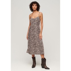 потник,дамски,поли,и,рокли,superdry,print,button,cami,sleeveless,midi,dress,pink
