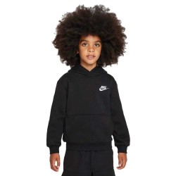 Суичър Nike Club Fleece Lbr Po hoodie - Black (Black) суичър,детски,блузи,nike,club,fleece,lbr,po,hoodie,black,(black)