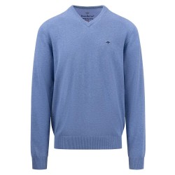 блуза,мъжки,пуловери,fynch,hatton,1413211,v,neck,sweater,crystal,blue,(blue)