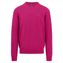 блуза,мъжки,пуловери,fynch,hatton,1413211,v,neck,sweater,malaga,(pink)