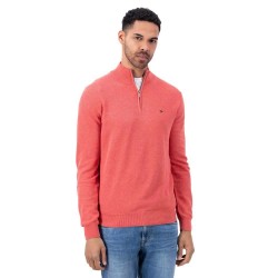 блуза,мъжки,пуловери,fynch,hatton,1413222,half,zip,sweater,orient,red,(red)