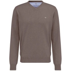 блуза,мъжки,пуловери,fynch,hatton,sfpk211,v,neck,sweater,beige,(earth)