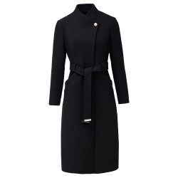 палто,дамски,якета,и,палта,salsa,jeans,pea,coat,black,(black)