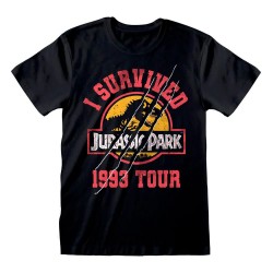 тениска,мъжки,тениски,heroes,jurassic,park,i,survived,1993,short,sleeve,t,shirt,red,(black)