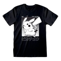 тениска,мъжки,тениски,heroes,pokemon,halftone,pikachu,short,sleeve,t,shirt,black,(black)