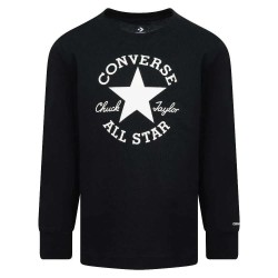 детска,тениска,мъжки,тениски,дамски,тениски,converse,kids,essentials,dctp,long,sleeve,t,shirt,black,(black)