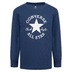 детска,тениска,мъжки,тениски,дамски,тениски,converse,kids,essentials,dctp,long,sleeve,t,shirt,blue,(converse,navy)