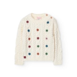 Блуза Boboli Knitwear sweater - Beige (Off White) блуза,мъжки,пуловери,дамски,пуловери,boboli,knitwear,sweater,beige,(off,white)