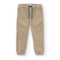 Панталони Boboli Microcorduroy pants - Beige (Taupe) панталони,мъжки,панталони,дамски,панталони,boboli,microcorduroy,pants,beige,(taupe)