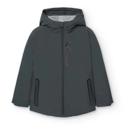 Палто Boboli Technical Fabric coat - Grey (Anthracite) палто,мъжки,якета,boboli,technical,fabric,coat,grey,(anthracite)