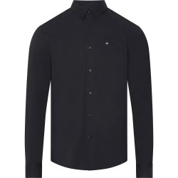 риза,с,дълъг,ръкав,мъжки,ризи,calvin,klein,k10k110856,long,sleeve,shirt,ck,black,(black)