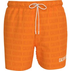 бански,гащета,мъжки,бански,костюми,calvin,klein,km0km01046,swimming,shorts,orange,(ip,water,reactive,aop)
