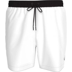 бански,гащета,мъжки,бански,костюми,calvin,klein,medium,drawstring,swimming,shorts,white