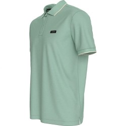 мъжки,блузи,с,яка,calvin,klein,stretch,pique,tipping,short,sleeve,polo,green,(lichen)
