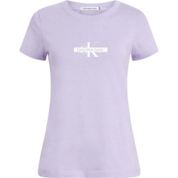 тениска,дамски,тениски,calvin,klein,jeans,faded,monologo,short,sleeve,t,shirt,pastel,lilac,(purple)