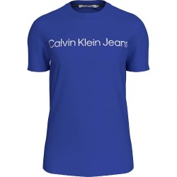тениска,мъжки,тениски,calvin,klein,jeans,mixed,institutional,logo,short,sleeve,t,shirt,blue
