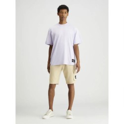 дънки,мъжки,панталони,calvin,klein,jeans,monologo,badge,sweat,shorts,pale,khaki,(white)