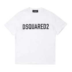 детска,тениска,детски,тениски,dsquared2,kids,dq1832,short,sleeve,t,shirt,white