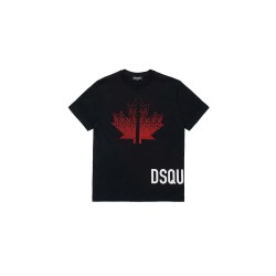 детска,тениска,детски,тениски,dsquared2,kids,dq2537,short,sleeve,t,shirt,black,(black)