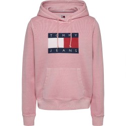 суичър,дамски,блузи,tommy,jeans,regular,flag,ext,hoodie,pink