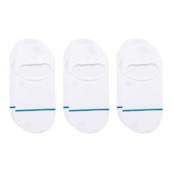 чорапи,мъжки,чорапи,stance,icon,no,show,socks,3,pairs,white