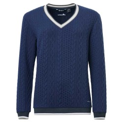 блуза,дамски,пуловери,дамски,плетени,дрехи,abacus,golf,woburn,midlayer,sweater,navy,stone,(blue)