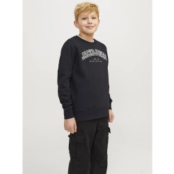 блуза,детски,блузи,jack,&,jones,caleb,varsity,sweatshirt,black,fit,loose,(black)