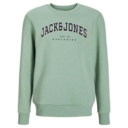 блуза,детски,блузи,jack,&,jones,caleb,varsity,sweatshirt,iceberg,green,(green)