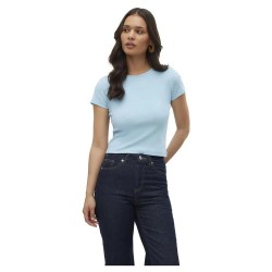 тениска,дамски,тениски,vero,moda,chloe,short,sleeve,t,shirt,cool,blue,(blue)