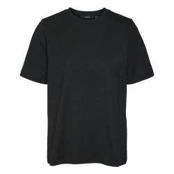 тениска,дамски,тениски,vero,moda,demi,short,sleeve,t,shirt,black,(black)