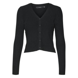 жилетка,дамски,пуловери,дамски,плетени,дрехи,vero,moda,glory,cardigan,black