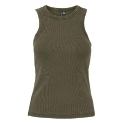 тениска,дамски,тениски,vero,moda,jane,sleeveless,t,shirt,green,(dark,olive)