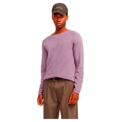 блуза,мъжки,пуловери,jack,&,jones,hill,sweater,gray,ridge,twist,(purple)