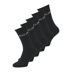 чорапи,мъжки,чорапи,jack,&,jones,regen,tennis,socks,5,pairs,black,pack,black,black,black,black,(black)
