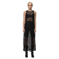 рокля,дамски,поли,и,рокли,pieces,olline,sleeveless,long,dress,black,(black)