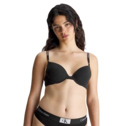 дамско,бельо,дамски,бикини,и,танкини,calvin,klein,plunge,bra,black,(black)