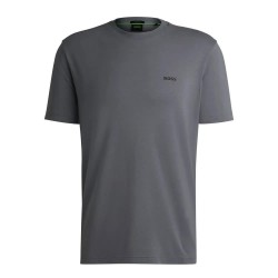 тениска,мъжки,тениски,boss,10256064,short,sleeve,t,shirt,dark,beige,(grey)