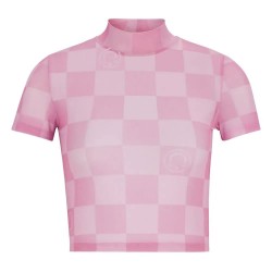 тениска,дамски,тениски,hugo,dalorra,10262638,blue,short,sleeve,t,shirt,pink
