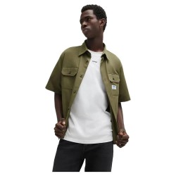 риза,с,къс,ръкав,мъжки,ризи,hugo,ekyno,10260730,blue,short,sleeve,shirt,open,green,(green)
