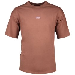 тениска,мъжки,тениски,hugo,nalono,10250555,blue,short,sleeve,t,shirt,medium,brown,(brown)