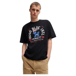 тениска,мъжки,тениски,hugo,nalumber,short,sleeve,t,shirt,black
