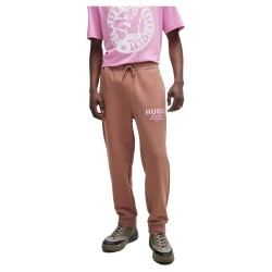 анцуг,мъжки,панталони,hugo,nevez,10257685,blue,sweat,pants,brown