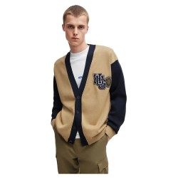 блуза,мъжки,пуловери,hugo,smeylo,10261224,blue,sweater,beige